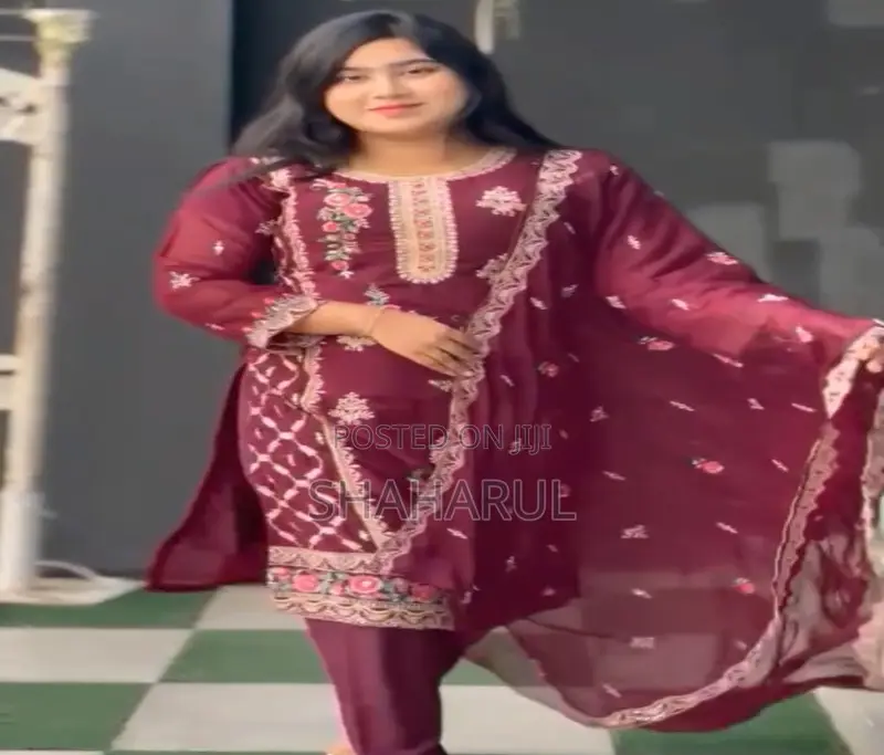 Georgette Embroidery Four Piece 16816