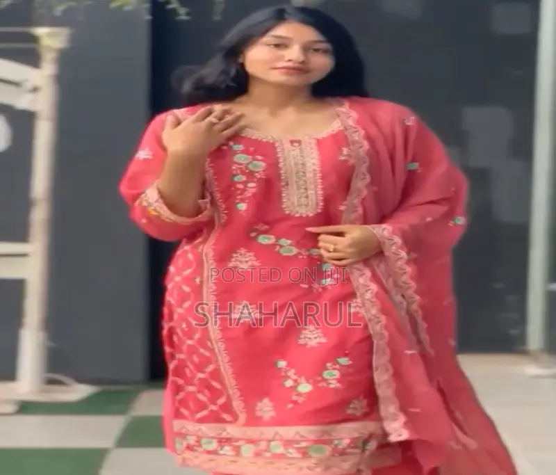 Georgette Embroidery Four Piece 16816