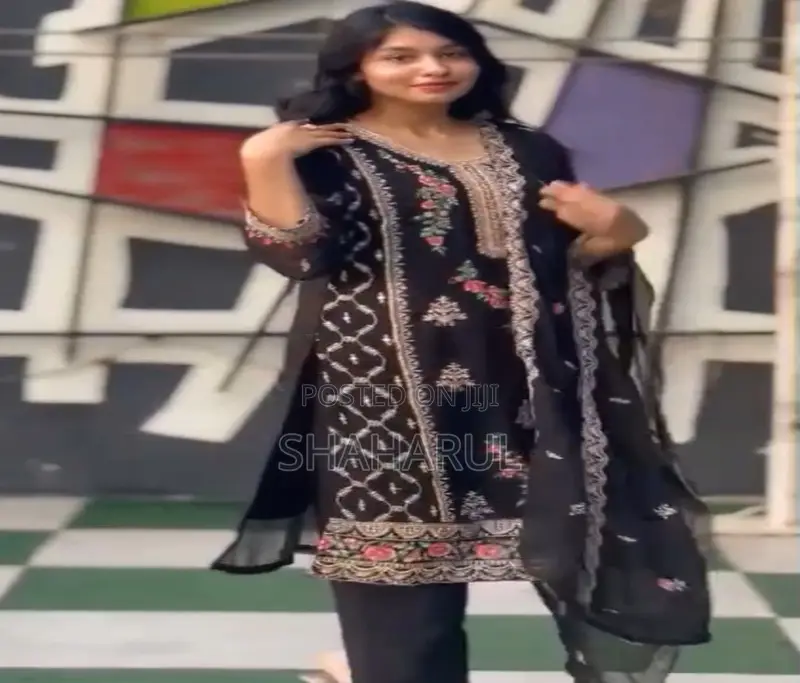 Georgette Embroidery Four Piece 16816