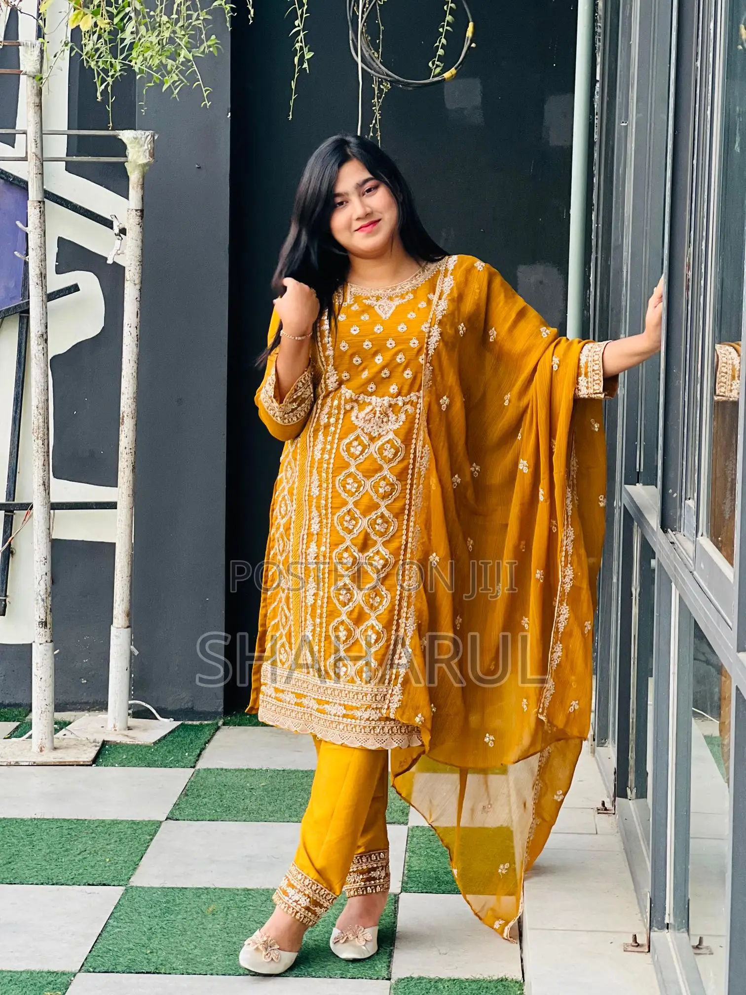 Georgette Embroidery Four Piece 16807