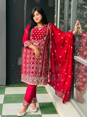 Georgette Embroidery Four Piece 16807