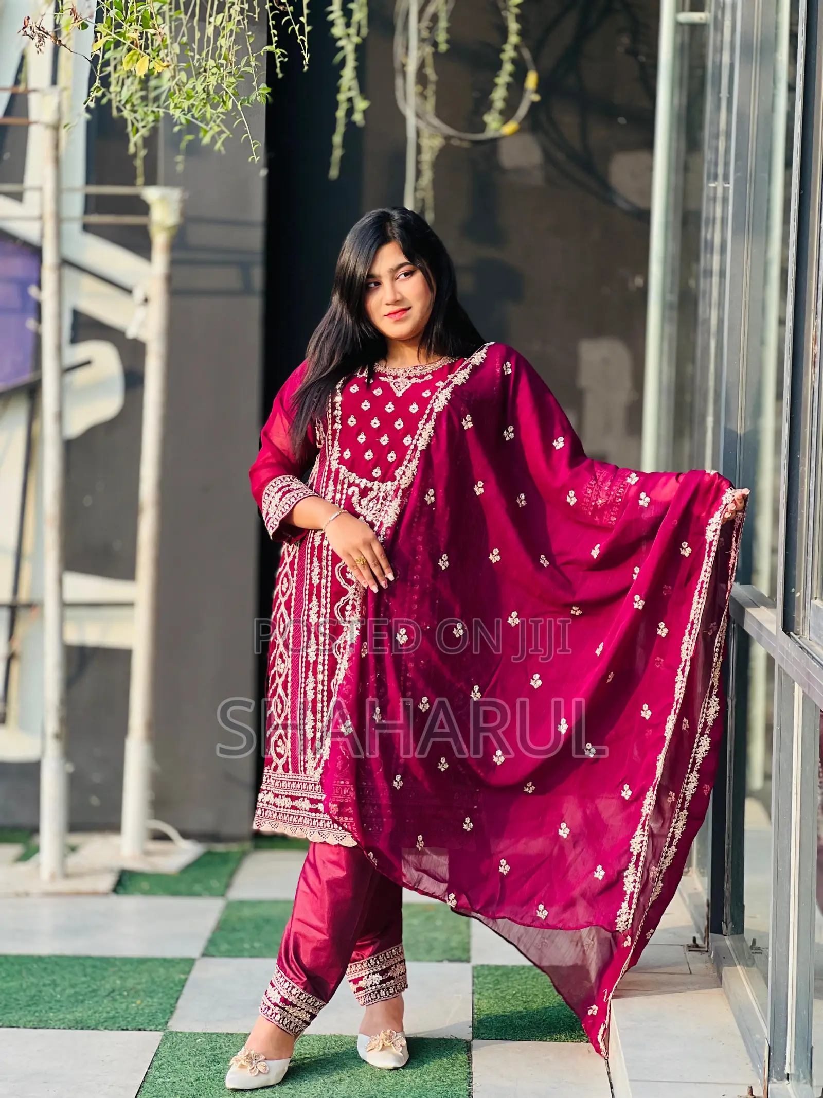 Georgette Embroidery Four Piece 16807