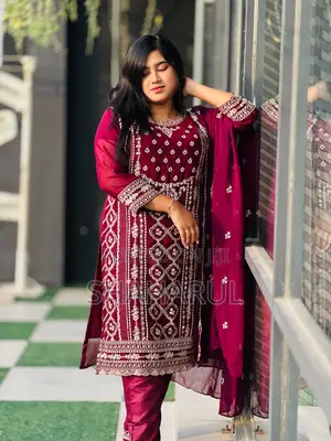 Georgette Embroidery Four Piece 16807