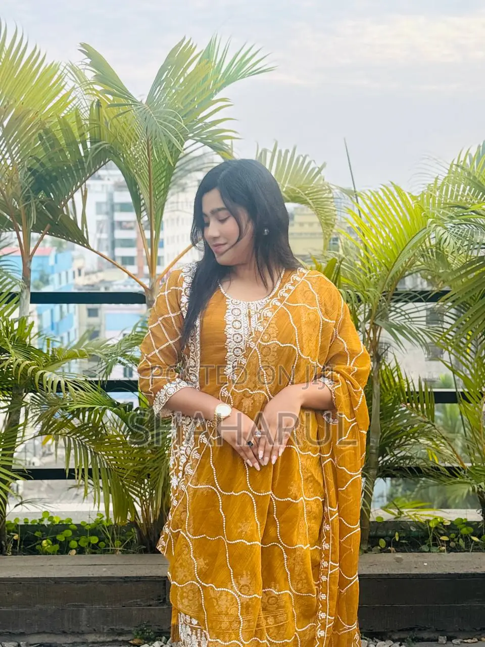 Georgette Embroidery Four Piece16791