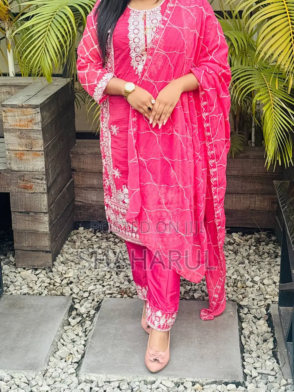 Georgette Embroidery Four Piece16791