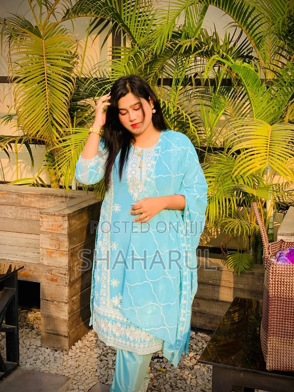 Georgette Embroidery Four Piece16791