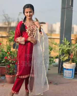 Sequence Organza Ac Three Piece 16533