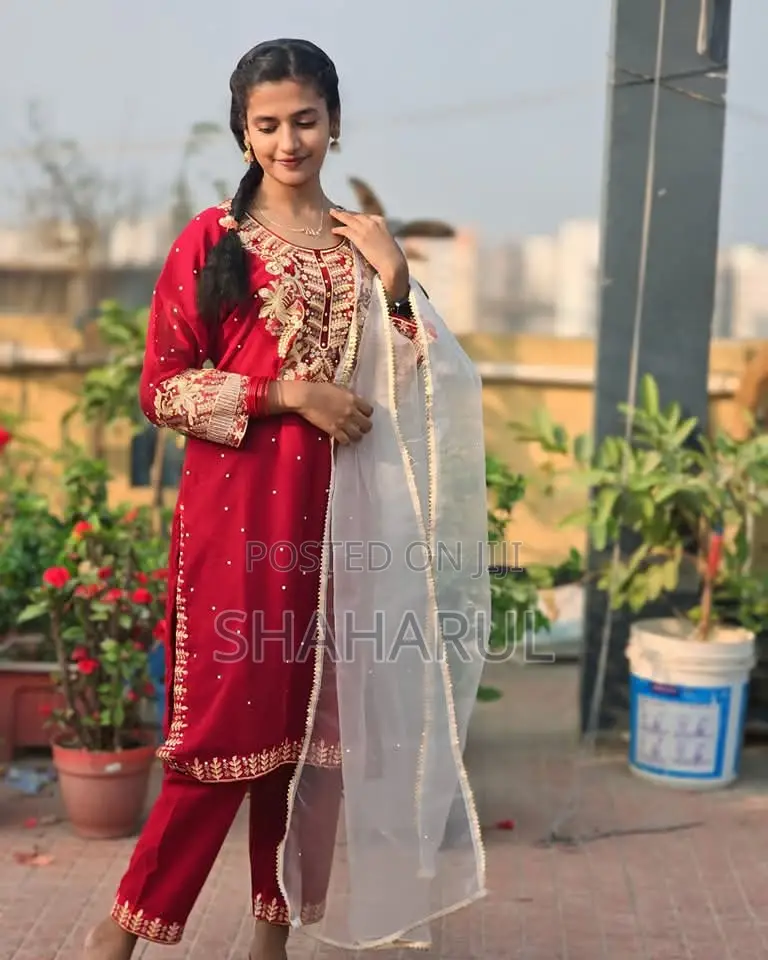 Sequence Organza Ac Three Piece 16533