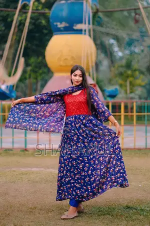 Photo - China Georgette Gown Three Piece