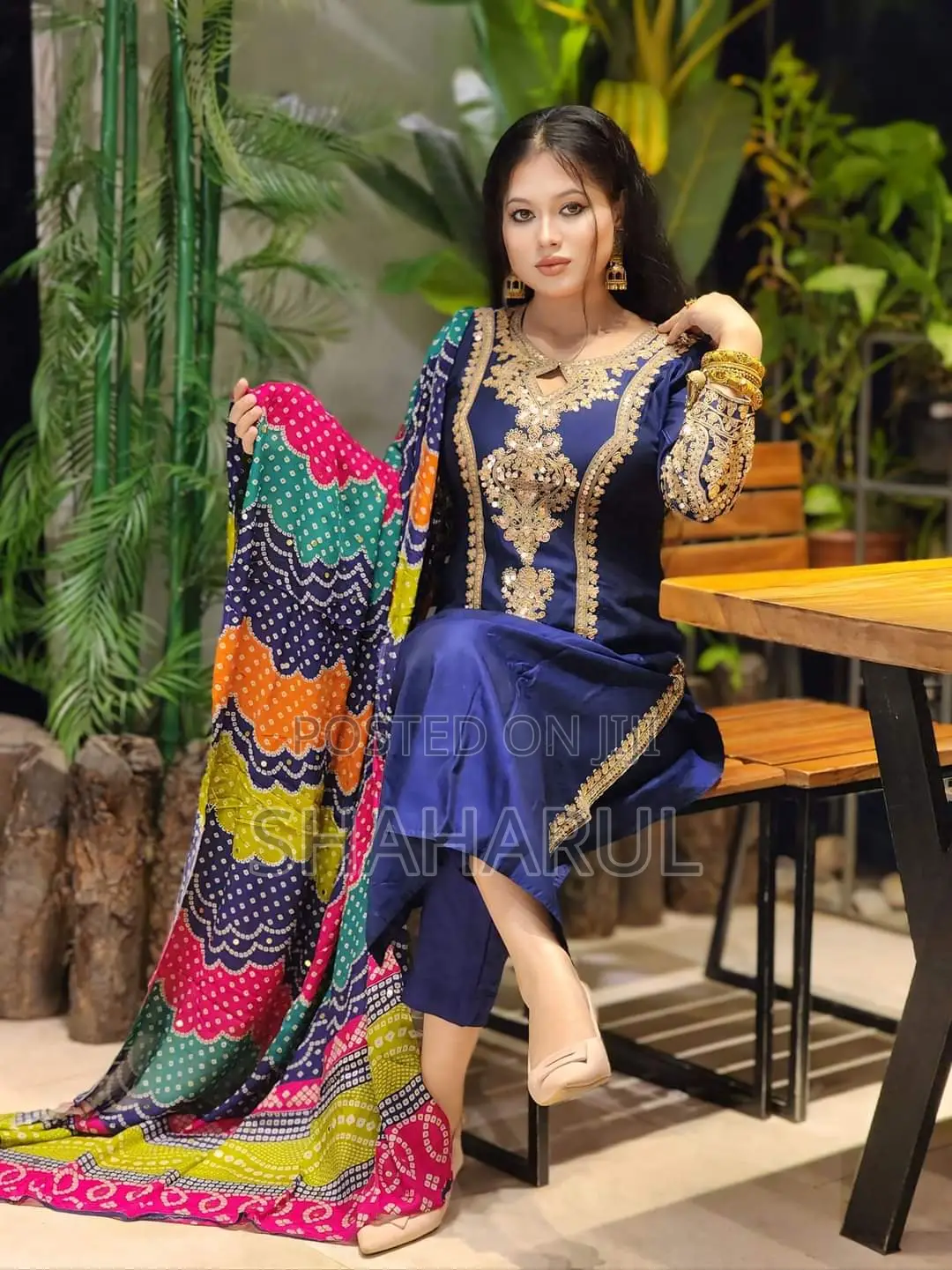 Linen Sequence Three Piece 16042