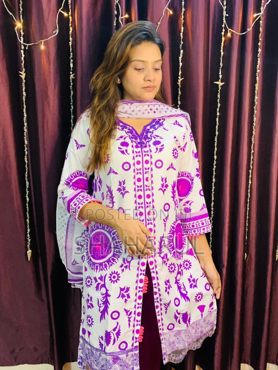 Coton Dress Whith Skin Print 15499