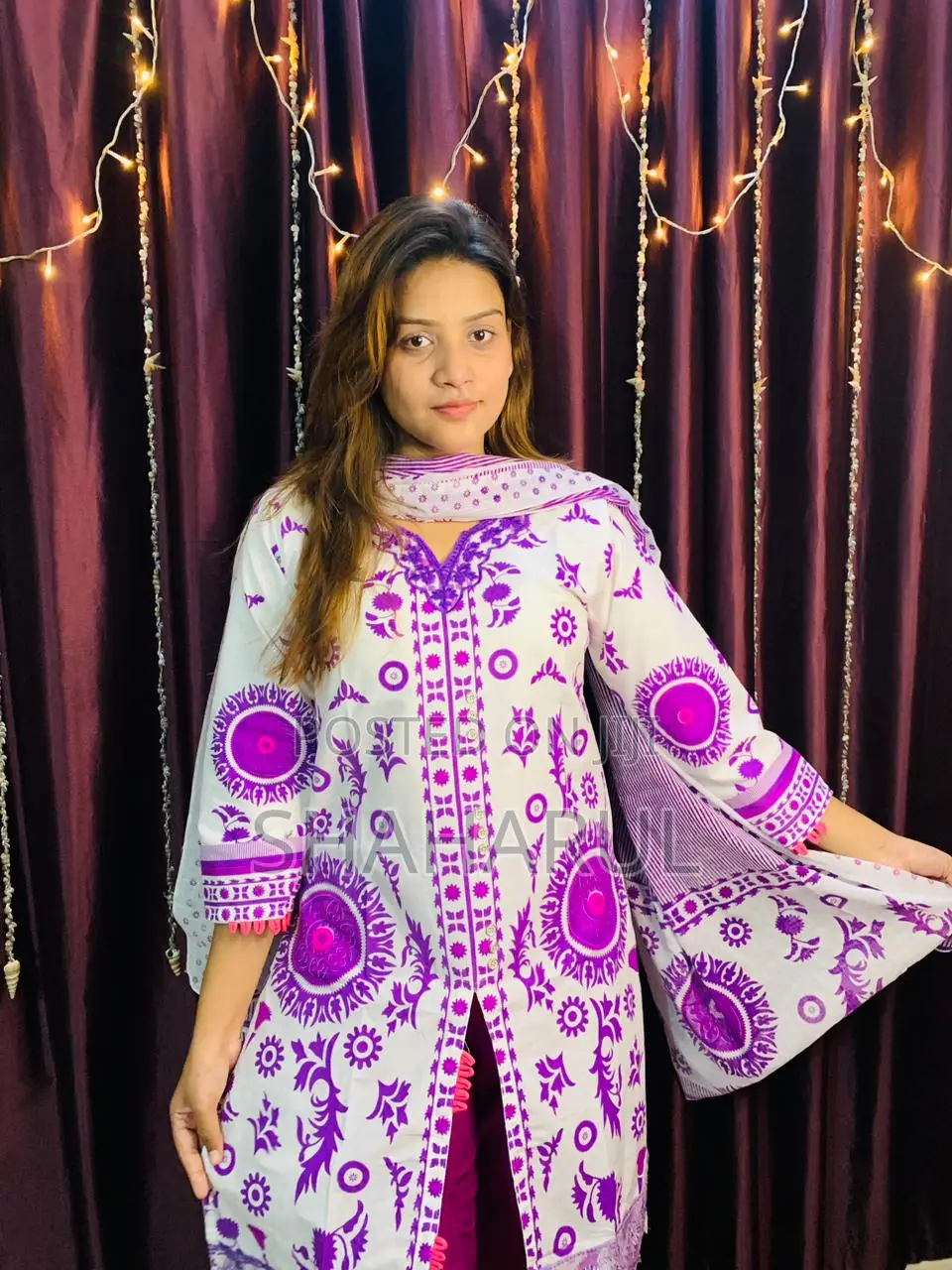 Coton Dress Whith Skin Print 15499