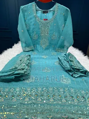 Pakistani Crept Chinon Three Piece 15491 15487