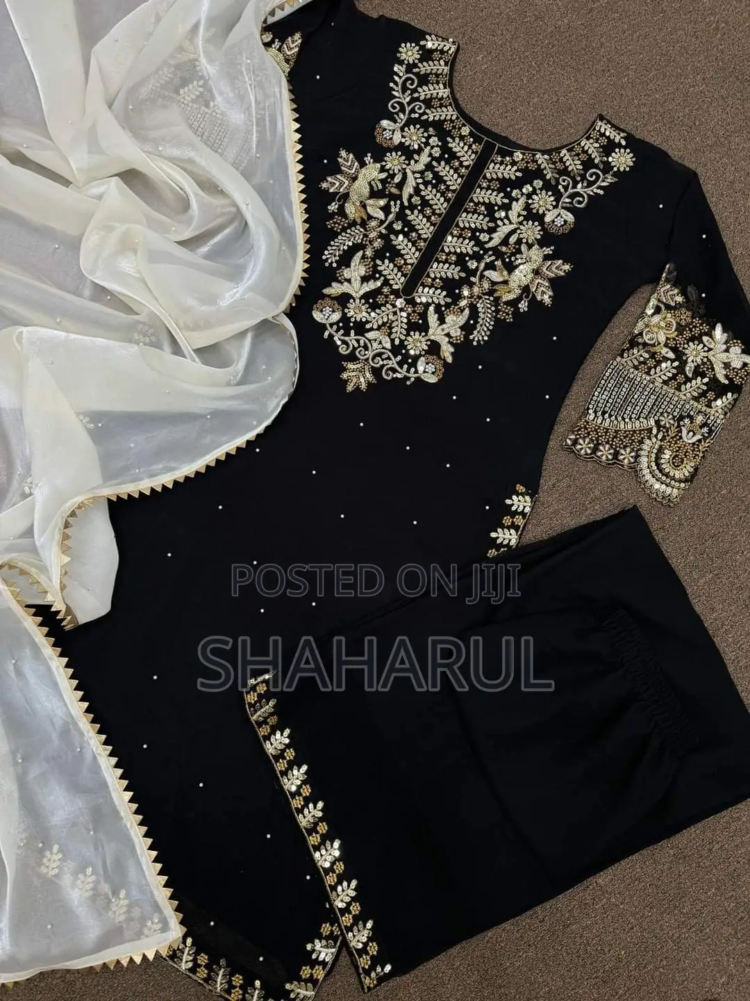 Sequence Organza Ac Three Piece 15476