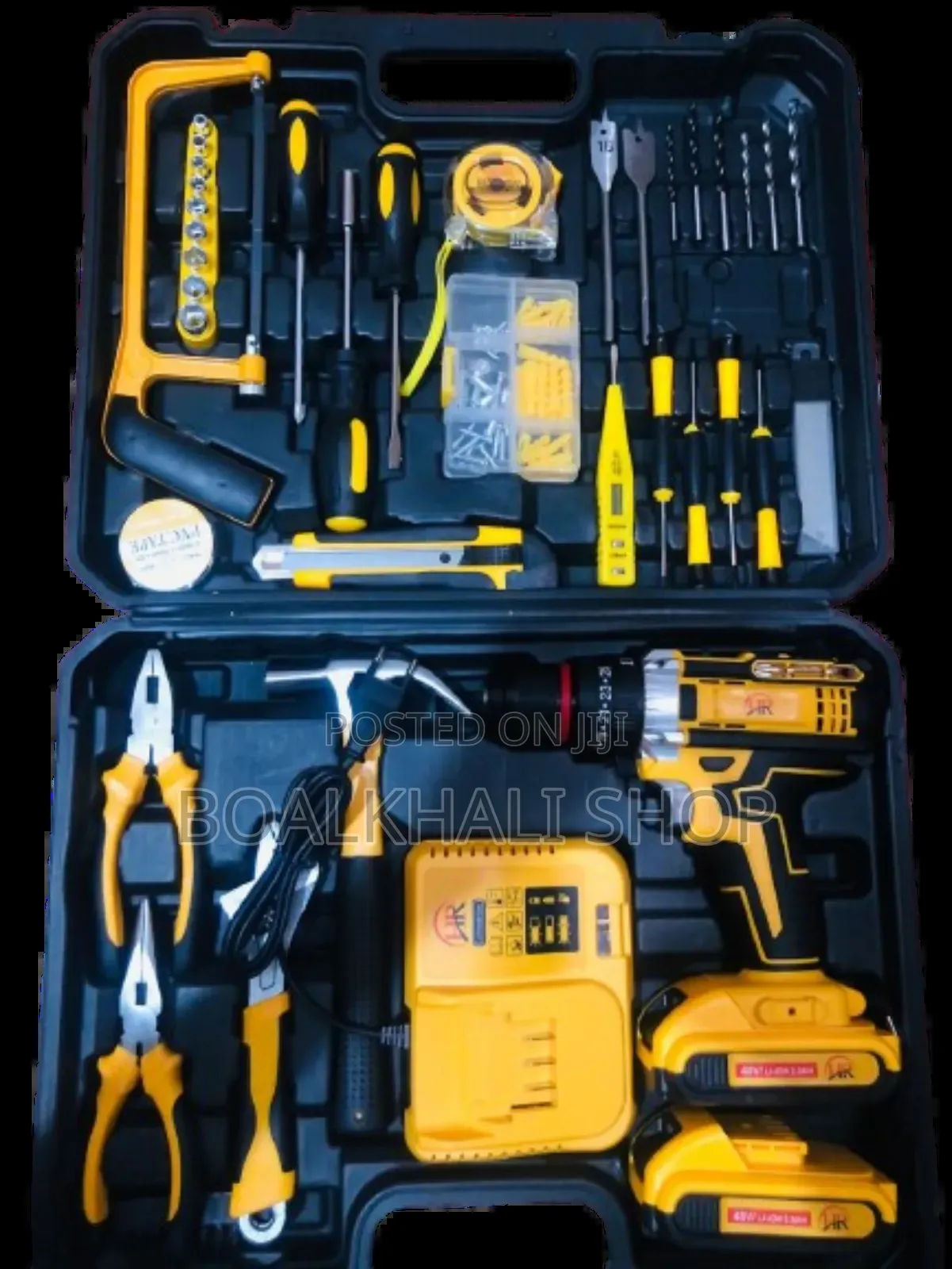 Cordless Drill Machine 116 Pieces Set 48v