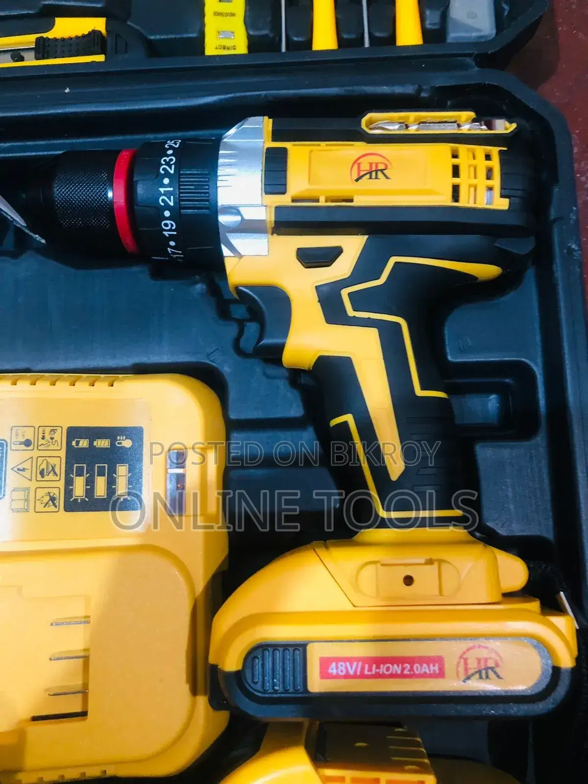 কর্ডলেস ড্রিল মেশিন ১১৬ পিস সেট ৪৮ভি