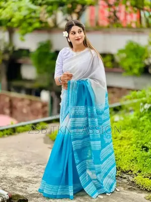 Chanderi Silk Sharee HHX KFFJ KFGJ