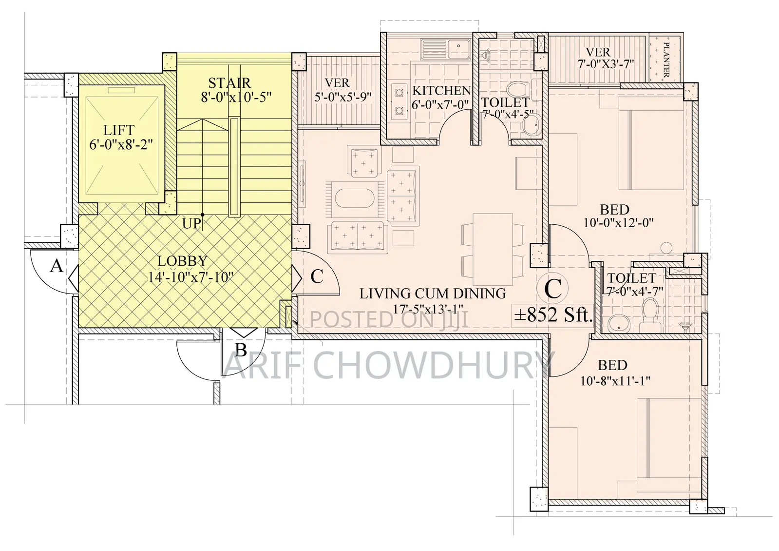 3bdrm Apartment in Neer Ltd., Mirpur for sale