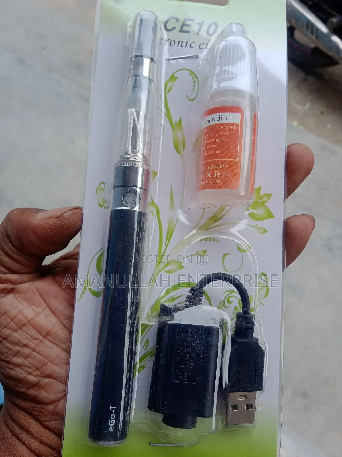 Electronic Cigarette, Also Known as a Vape Pen.