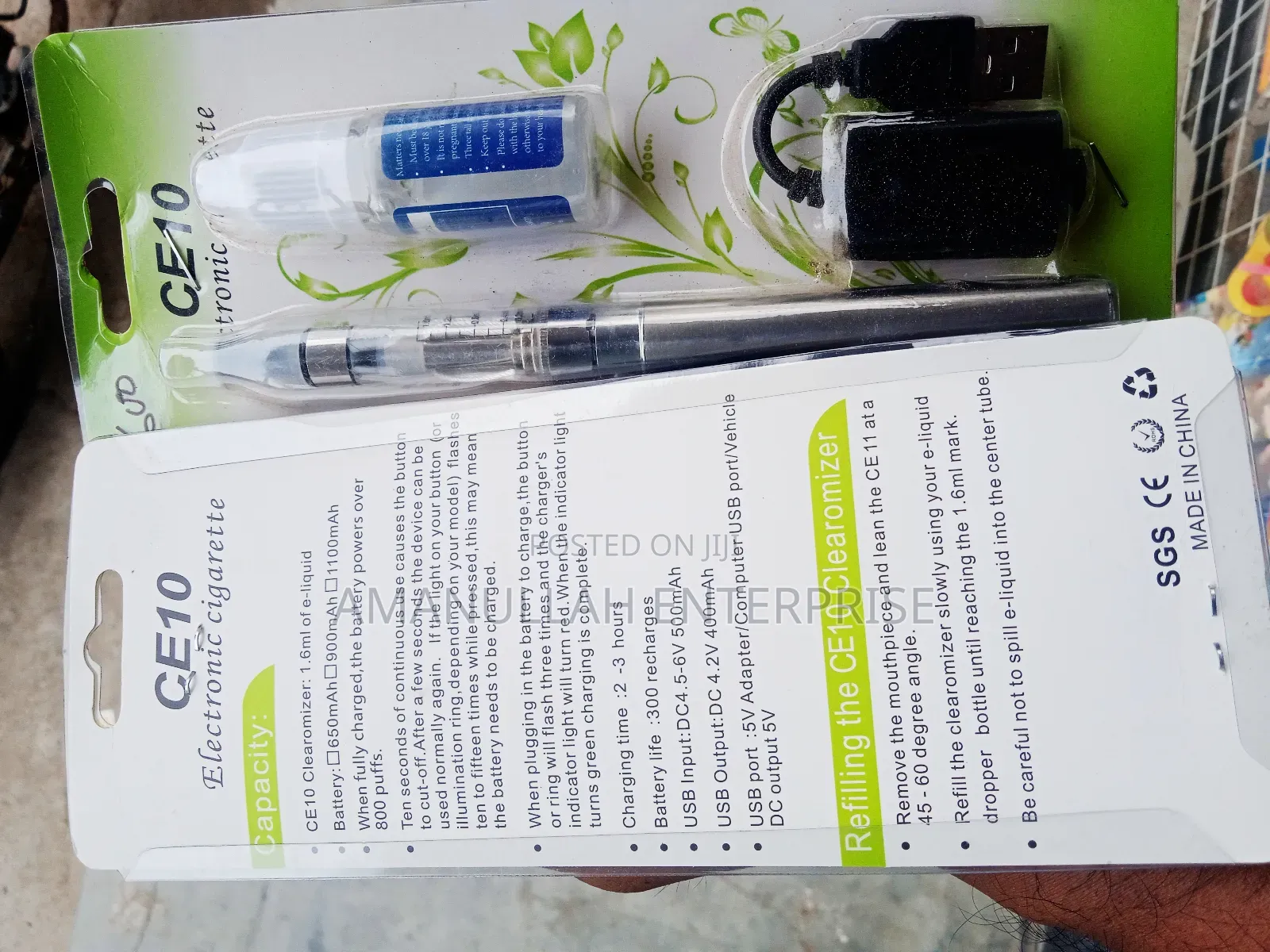 Electronic Cigarette, Also Known as a Vape Pen.