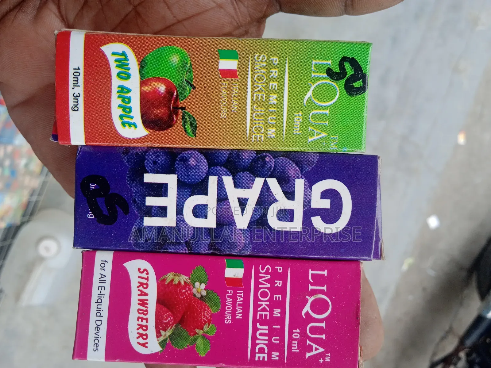 Different Flavors of Liqua Premium Smoke Juice,