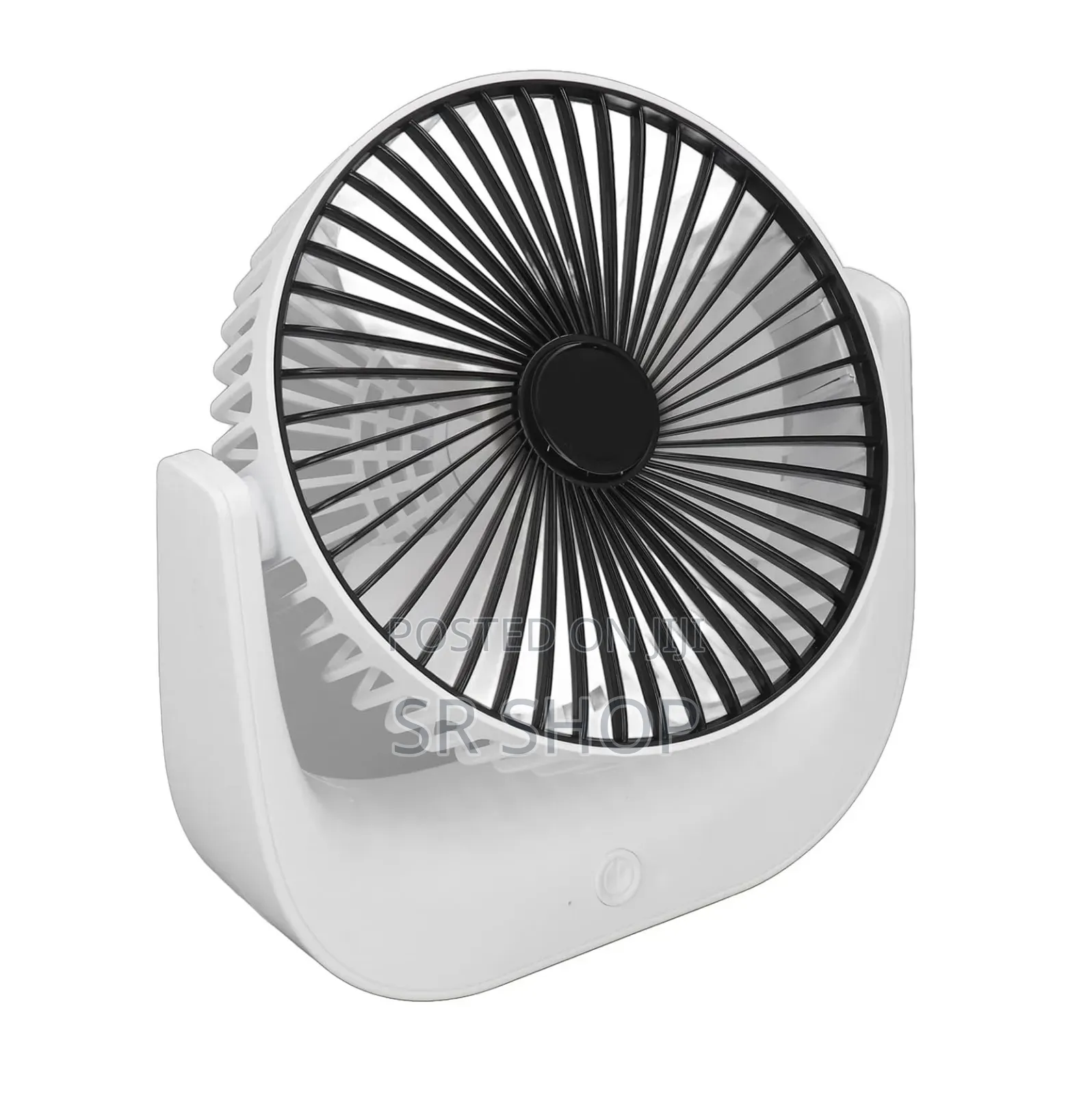 Desktop Mini Fan, Wide Angle Portable Rechargeable Desk Fan