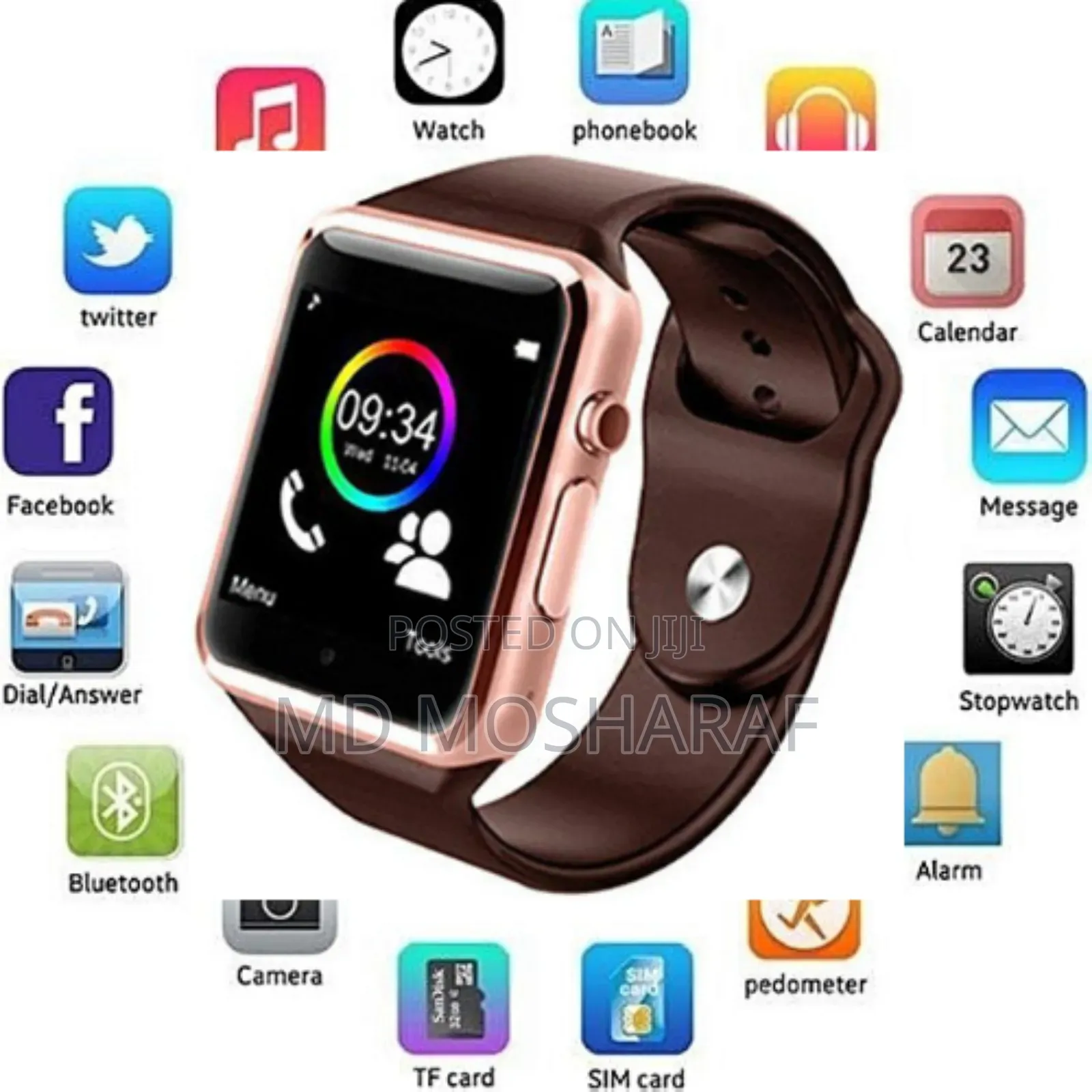 A1 সিম মেমোরি সাপোর্টার স্মার্ট ওয়াচ Sim Memory Supported Smart