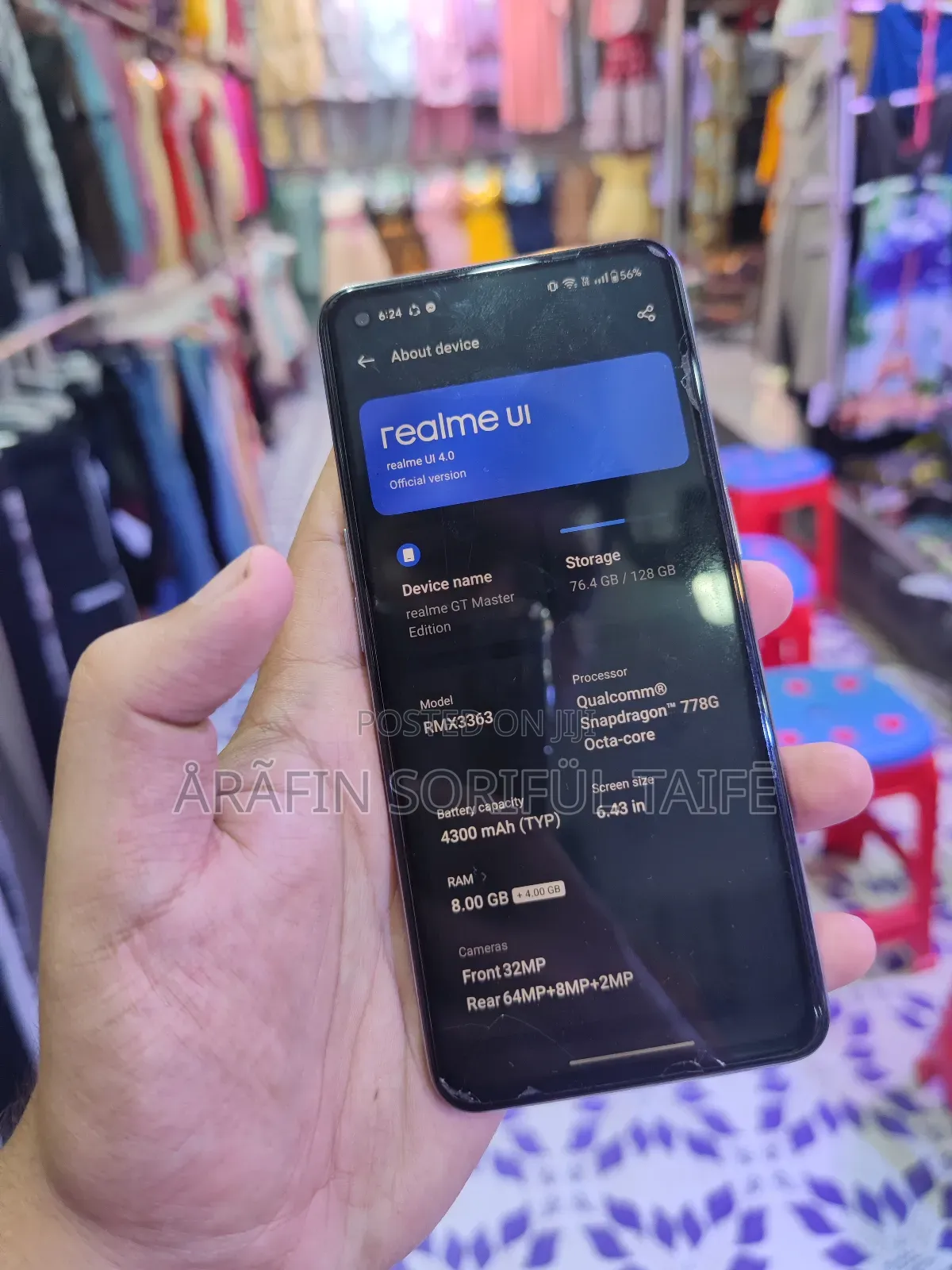 Realme GT Master Edition 128 GB Purple