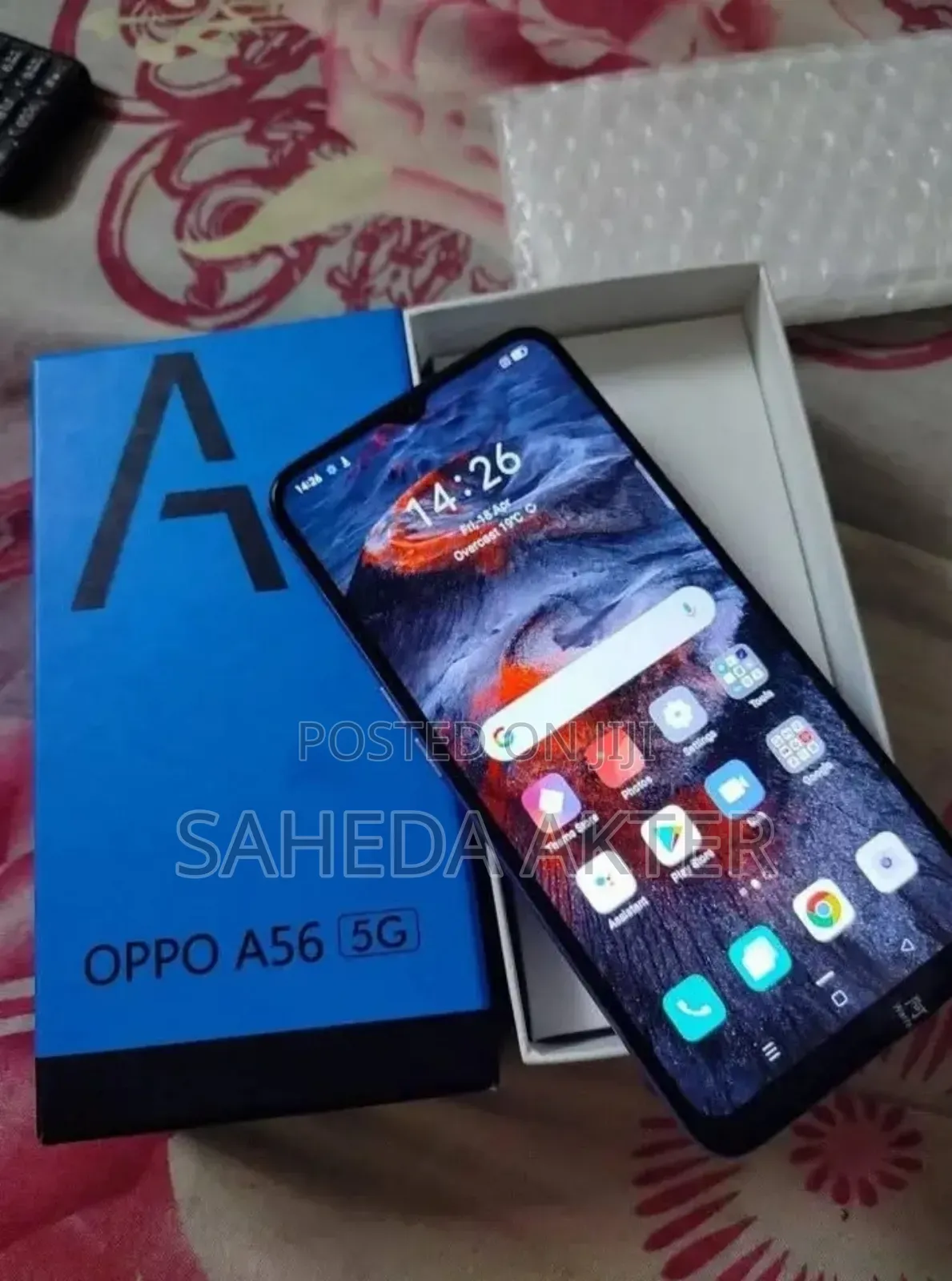 New Oppo A56 5G 256 GB Blue
