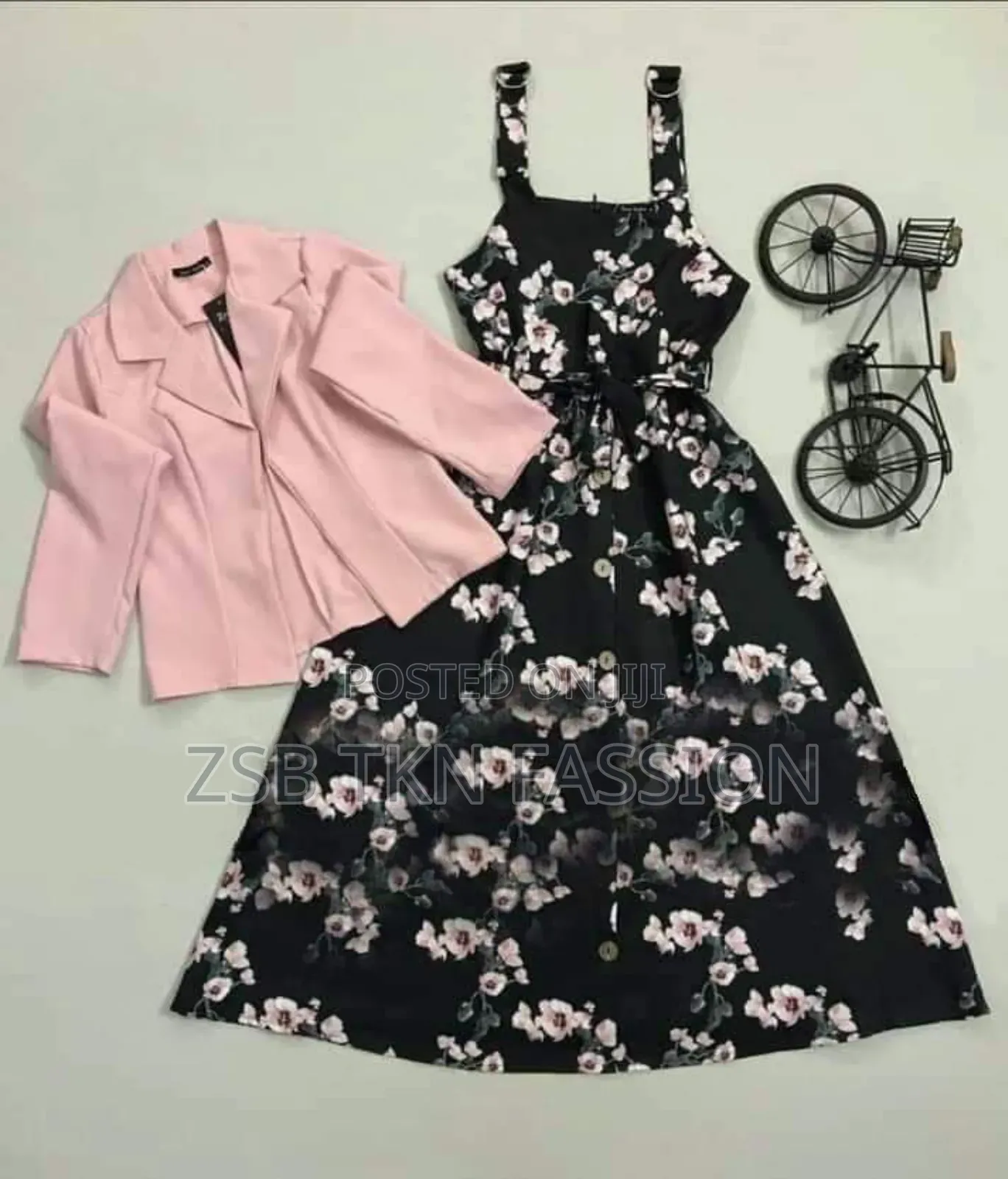 Western Denim Style Ladies Blazer Gown Tops