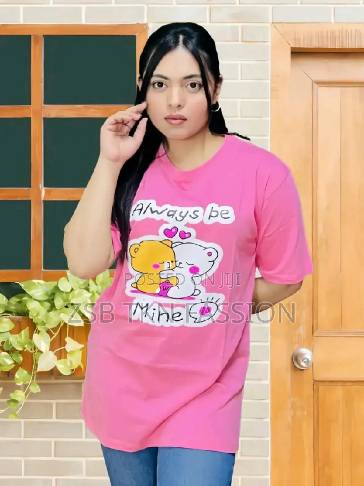 Drop Shoulder Ladies T-Shirt HJF FHBG