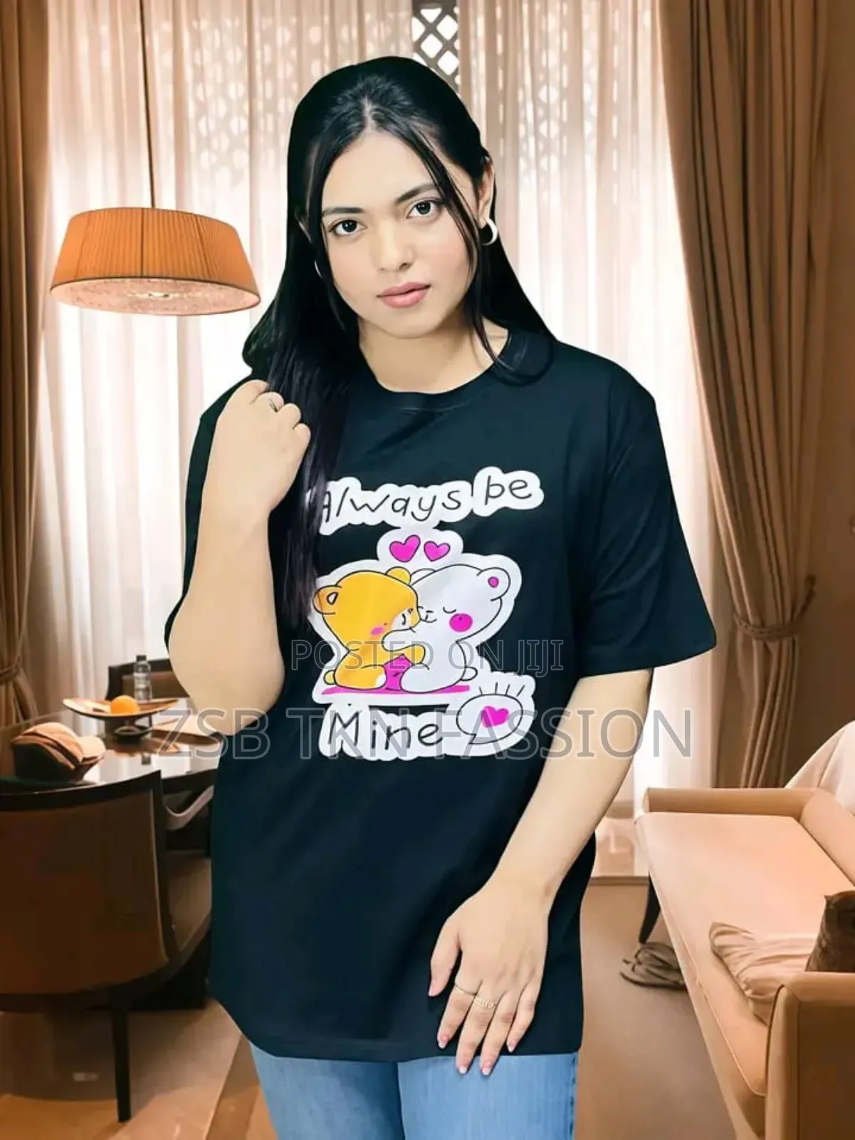 Drop Shoulder Ladies T-Shirt HJF FHBG