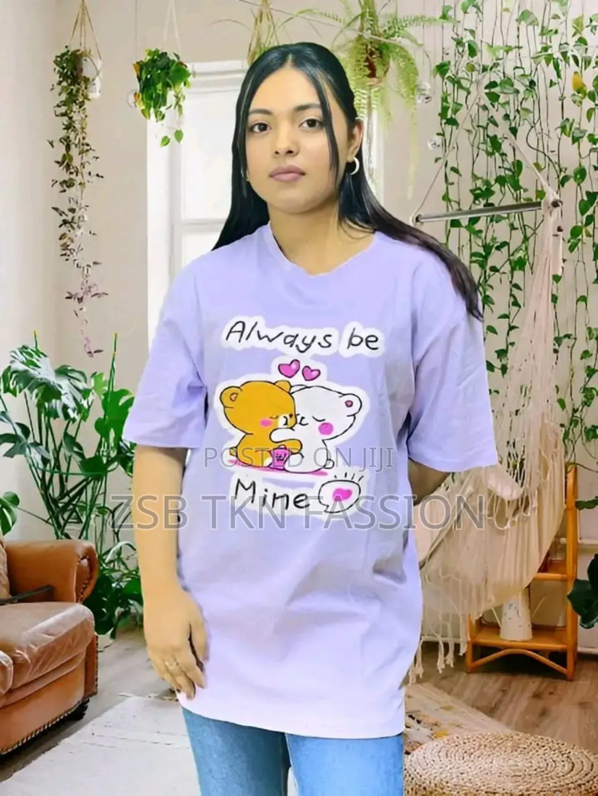 Drop Shoulder Ladies T-Shirt HJF FHBG