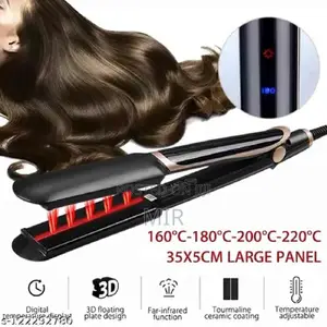 Photo - Kemei Km-2212 Hair Electric LCD Straightening Iron