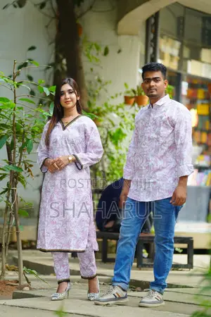 Photo - Premium Shirt Three Piece Couple Set 21343