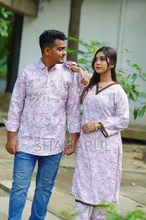 Premium Shirt Three Piece Couple Set 21343