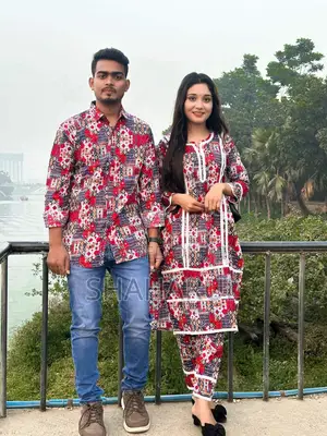 Premium Shirt Three Piece Couple Set 21343