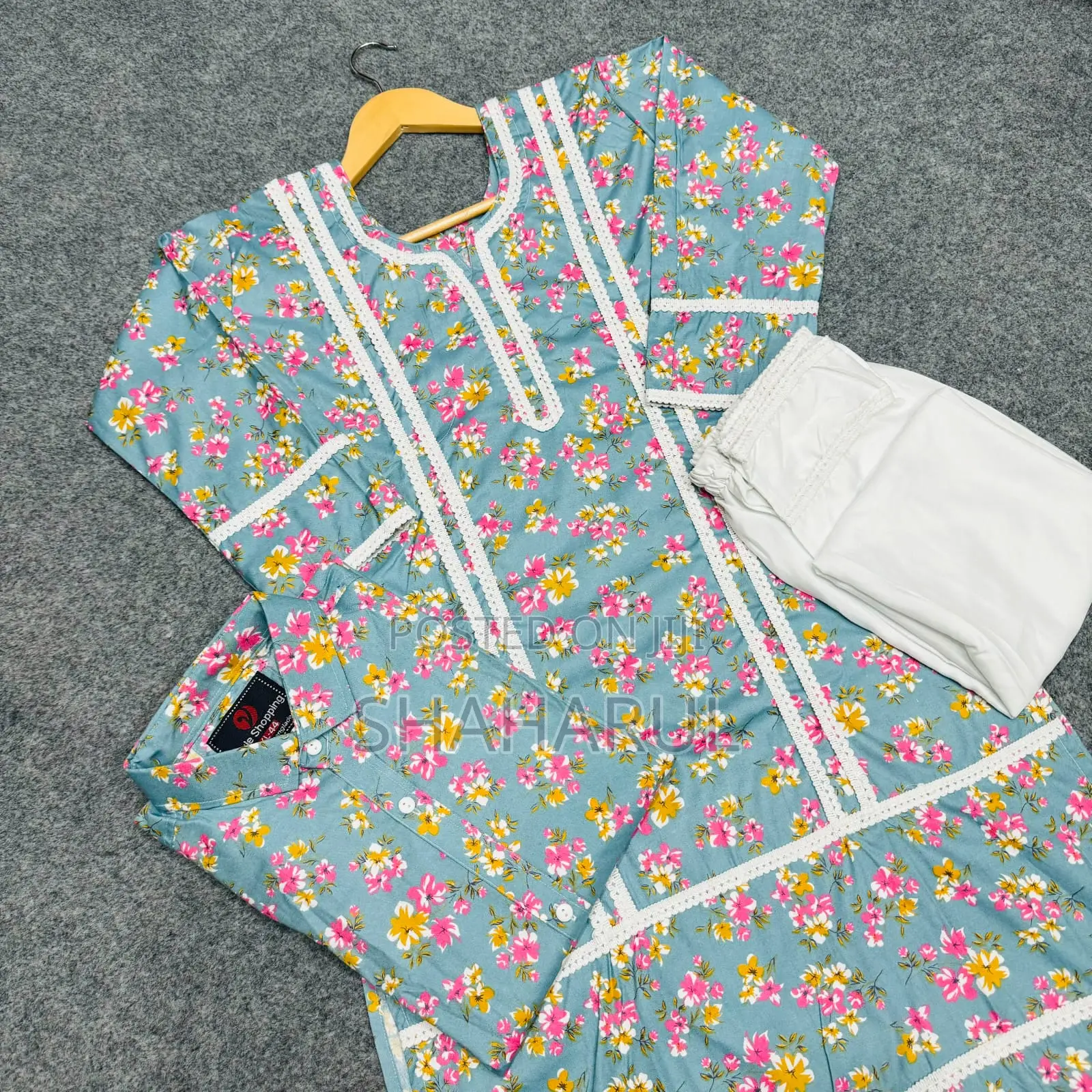 Shirt and Two Piece Couple Set