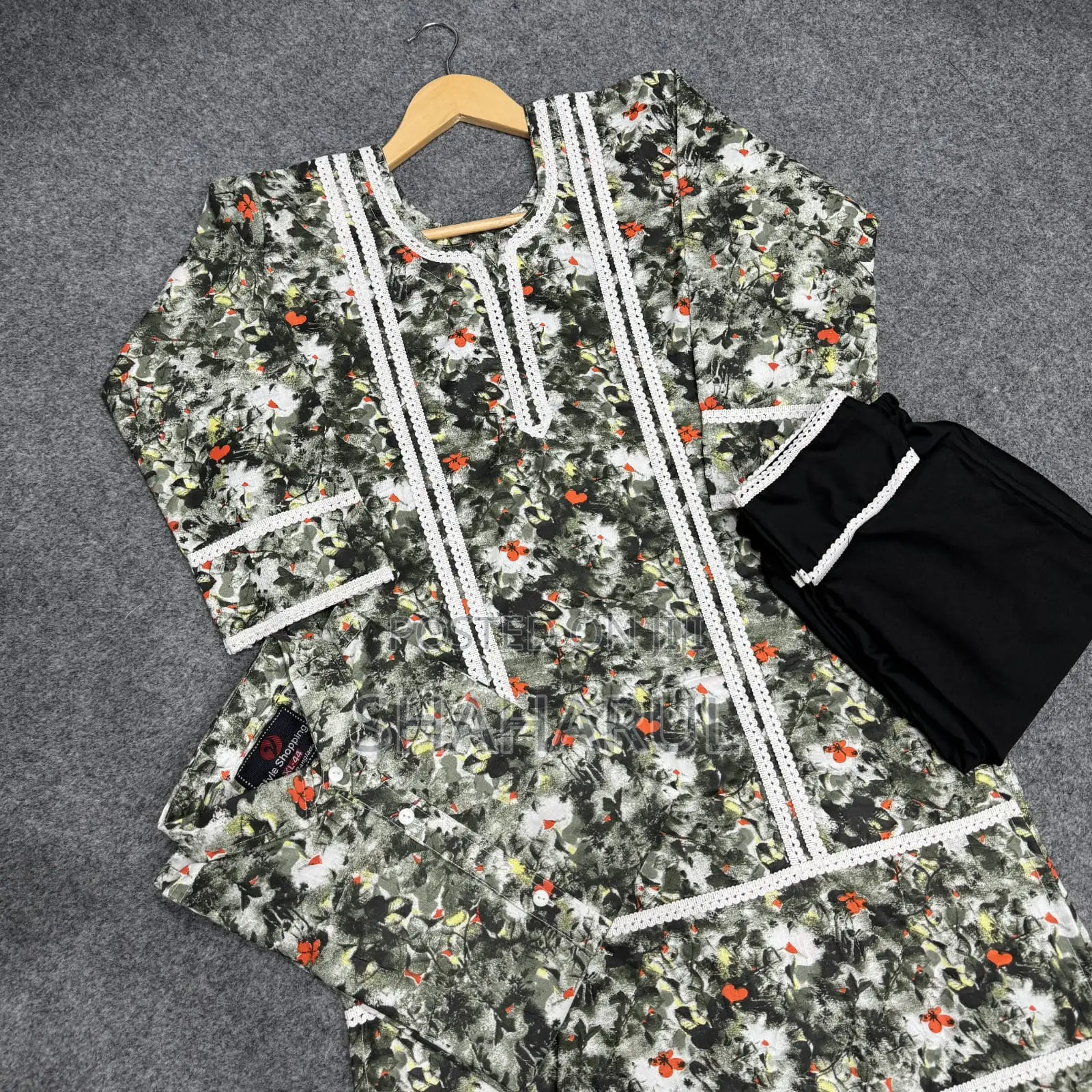 Shirt and Two Piece Couple Set