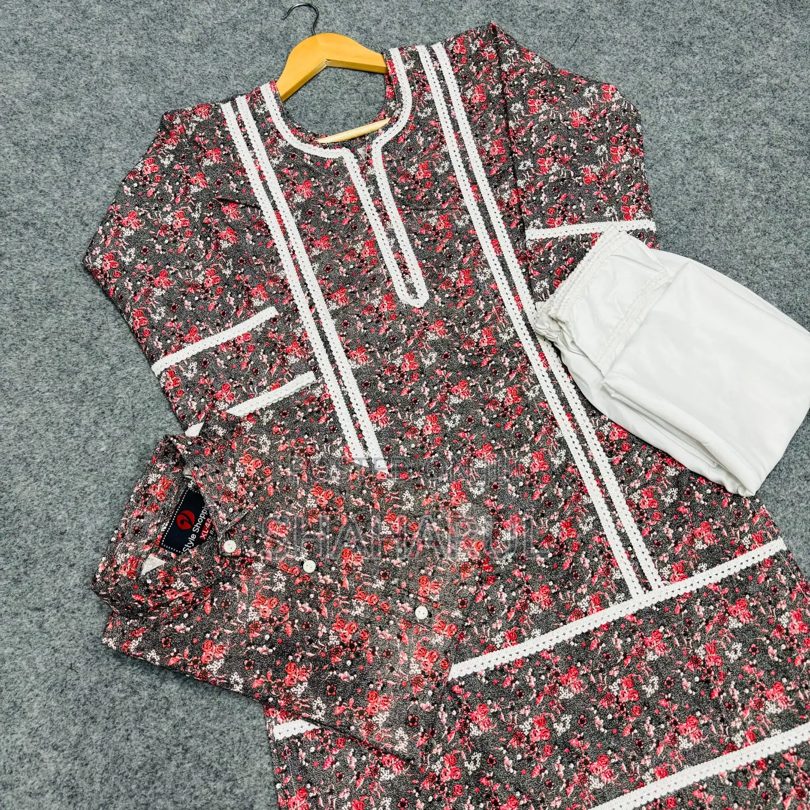 Shirt and Two Piece Couple Set