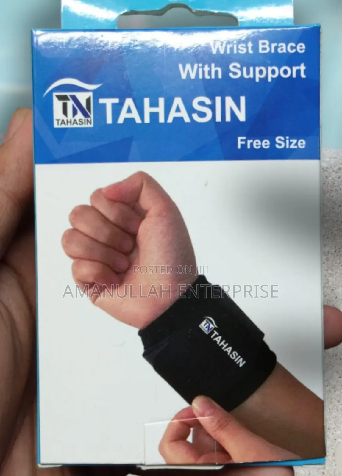 Wrist Brace With Support, a Product Designed to Provide Support.