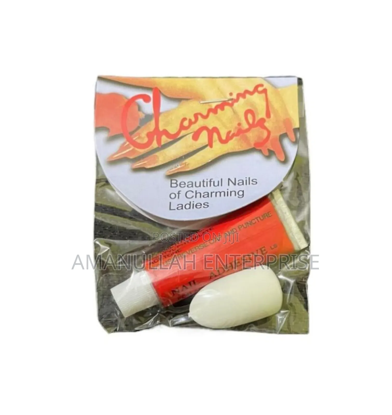 "Beautiful Nails of Charming Ladies" Which Includes Nail Adhesive.