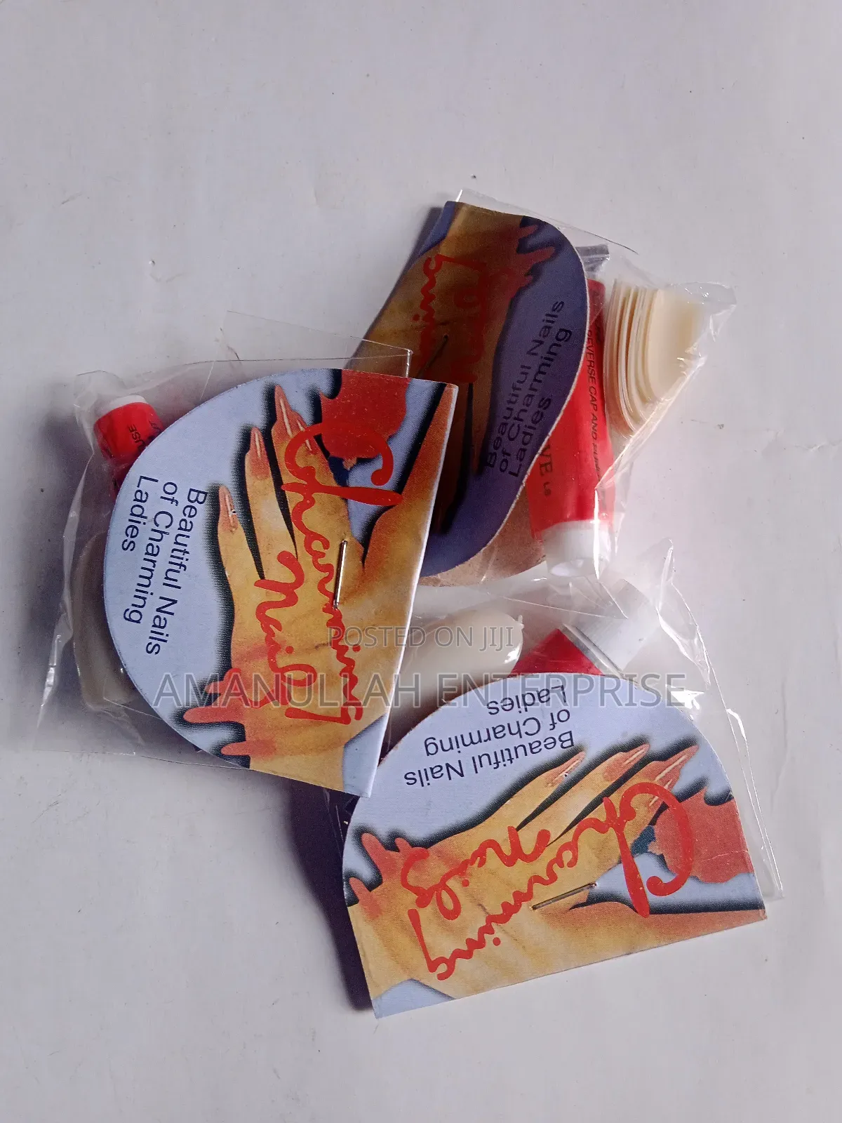 "Beautiful Nails of Charming Ladies" Which Includes Nail Adhesive.