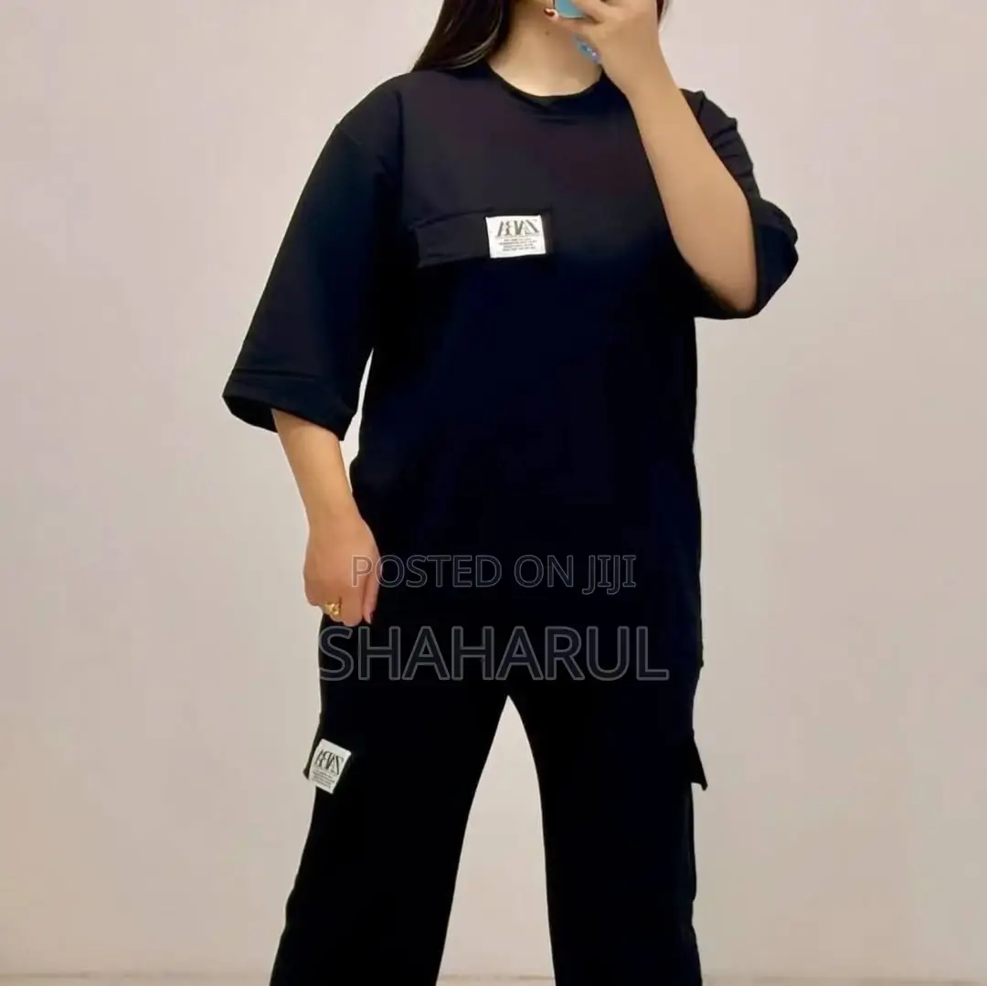 Ladies Tshirt and Trouser Set 17811