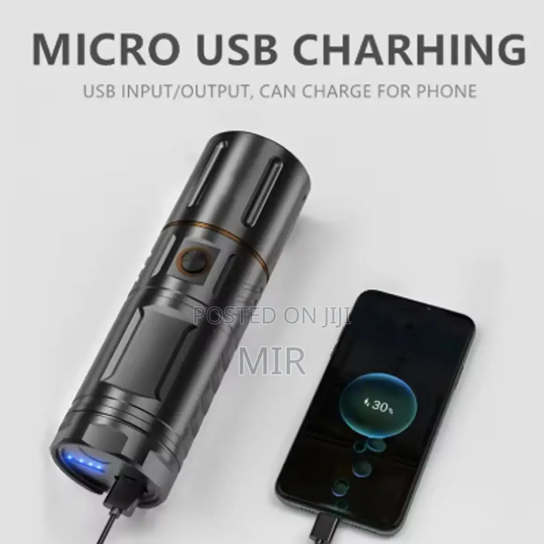 T40 Bright Flashlight Rechargeable Long-Range