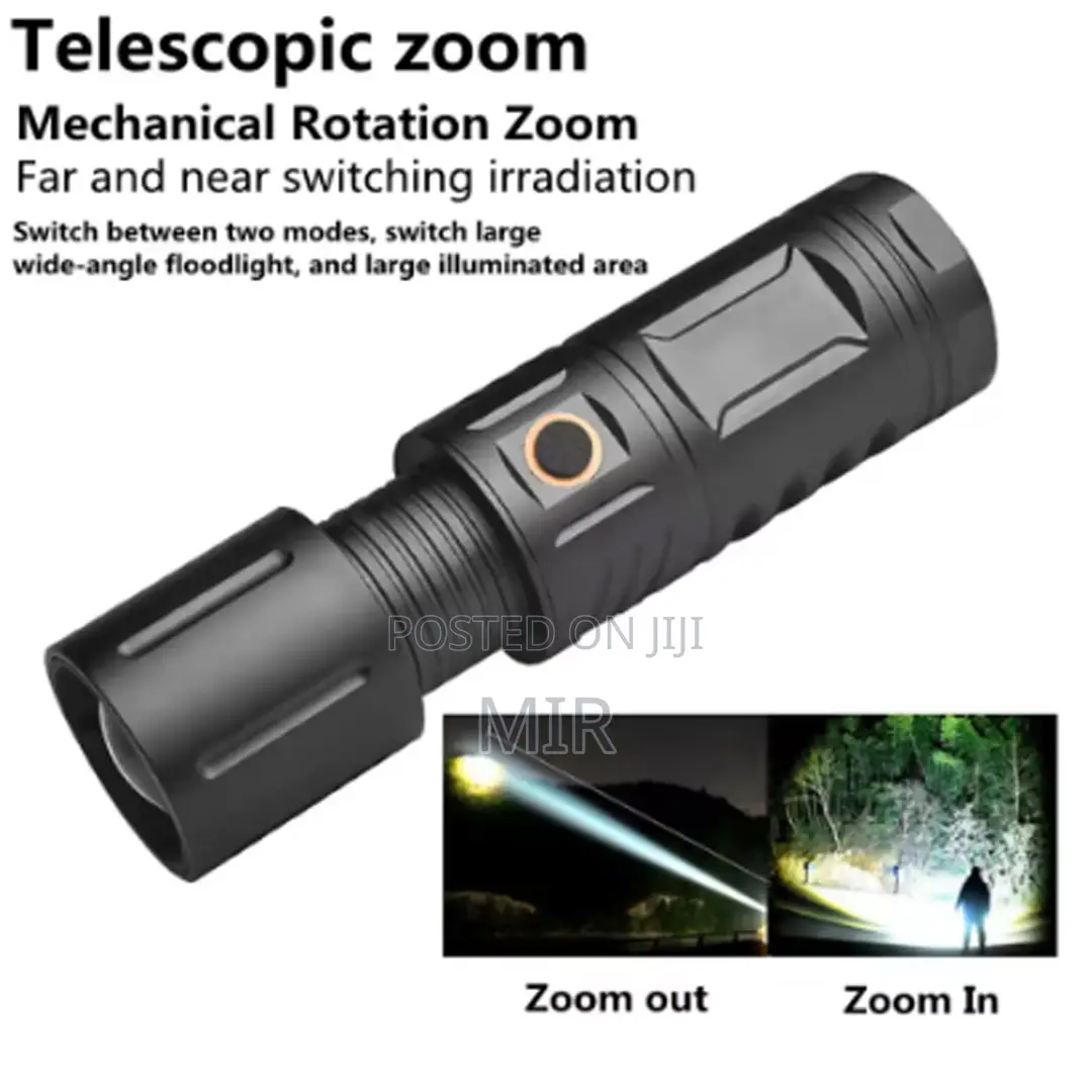 T40 Bright Flashlight Rechargeable Long-Range