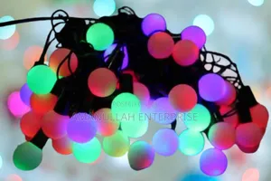 Photo - Multi-Colour Led Ball Bulb Fairy Lights, Also Known as Globe String.
