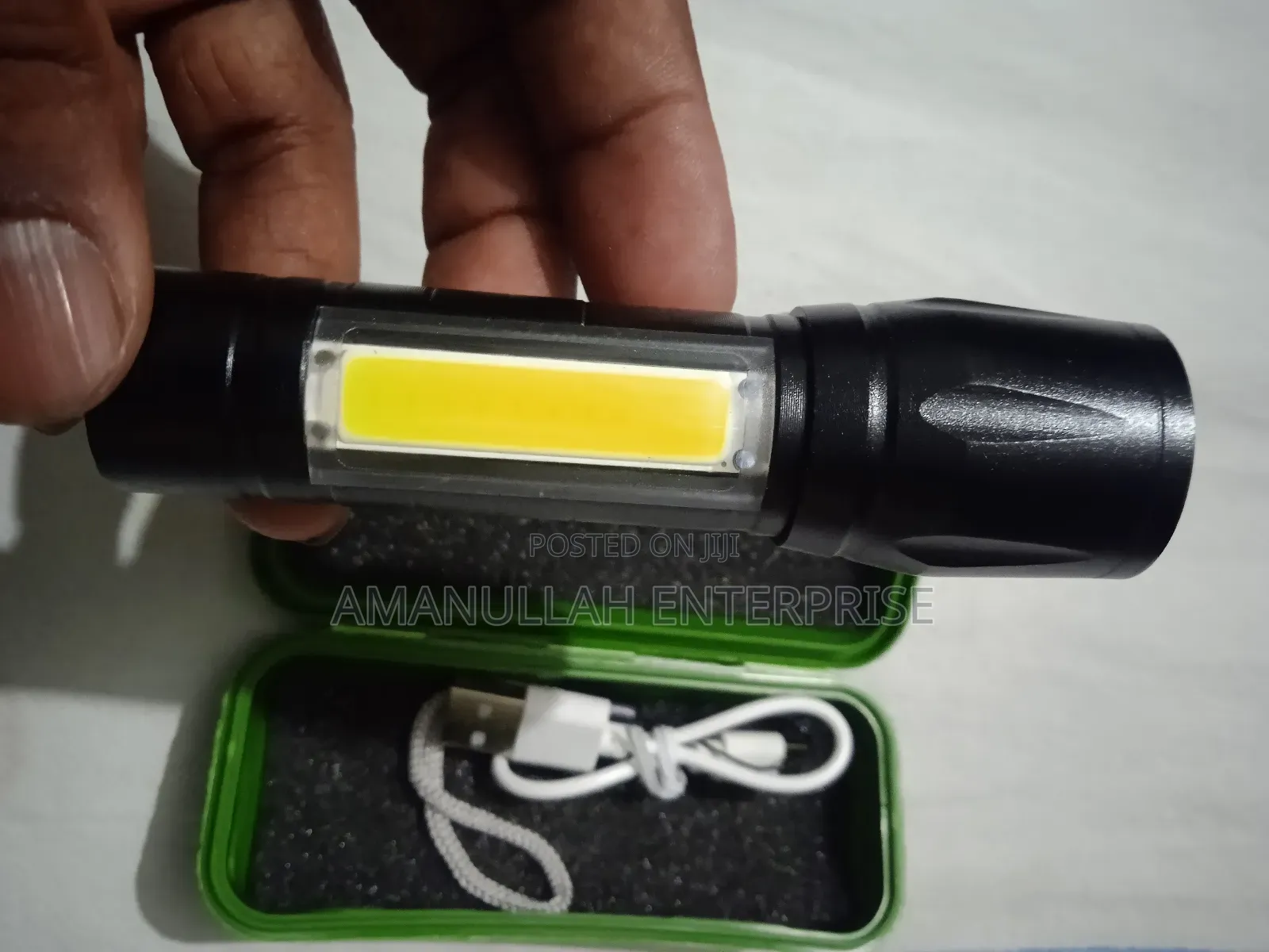 Led Flashlight Rechargeable Usb Torch Mini Small Light Super Bright.