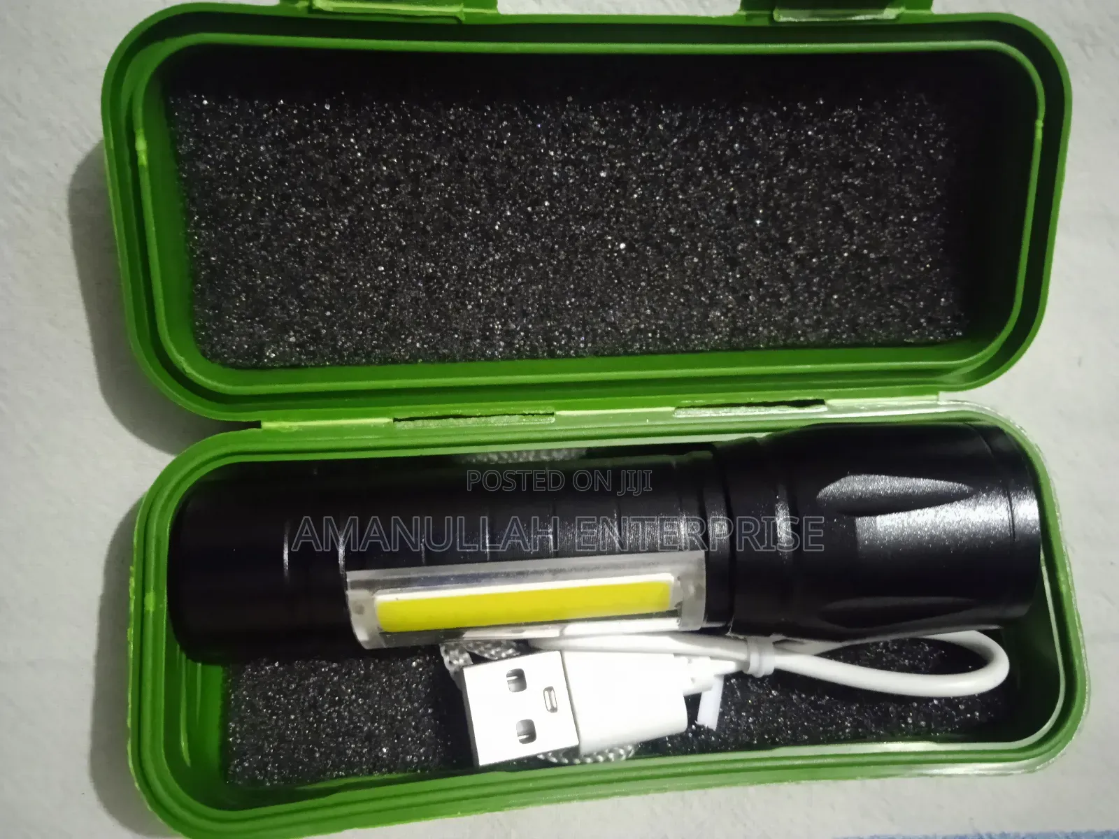 Led Flashlight Rechargeable Usb Torch Mini Small Light Super Bright.