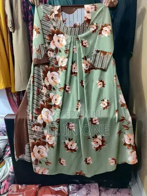 Dubai Cherry Digital Print Borka